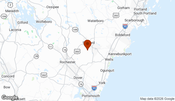 Map showing North Berwick
