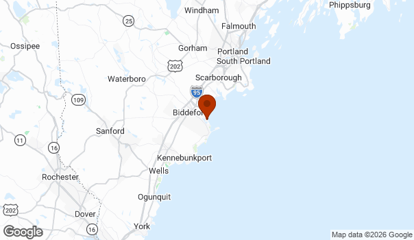 Map showing Saco