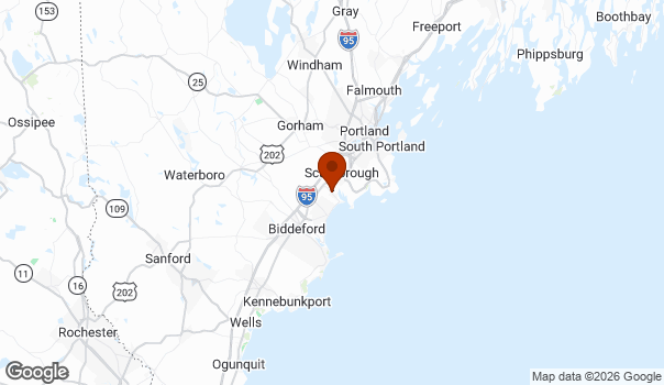 Map showing Scarborough