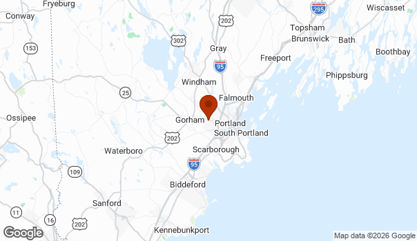 Map showing Westbrook