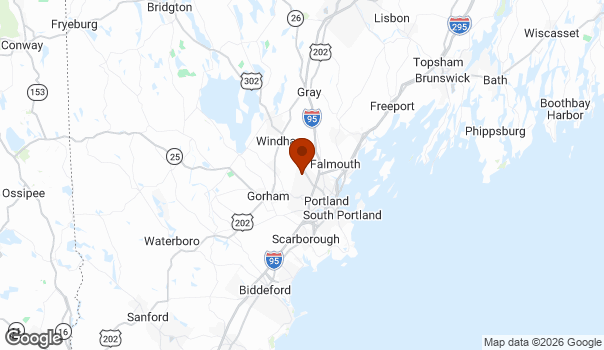 Map showing Westbrook