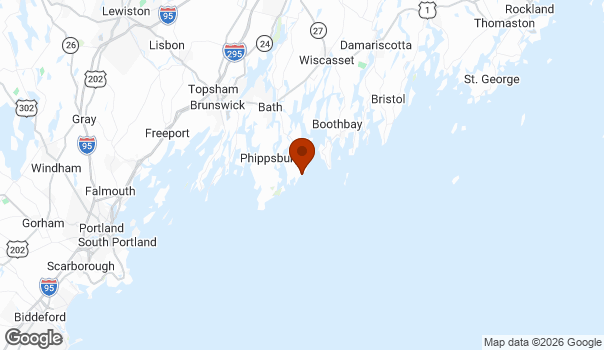 Map showing Georgetown