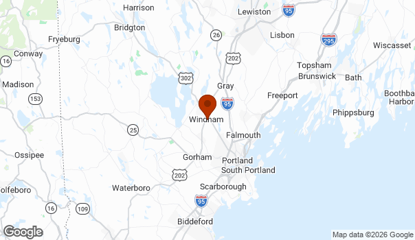 Map showing Windham