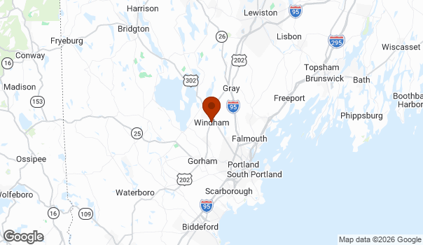 Map showing Windham