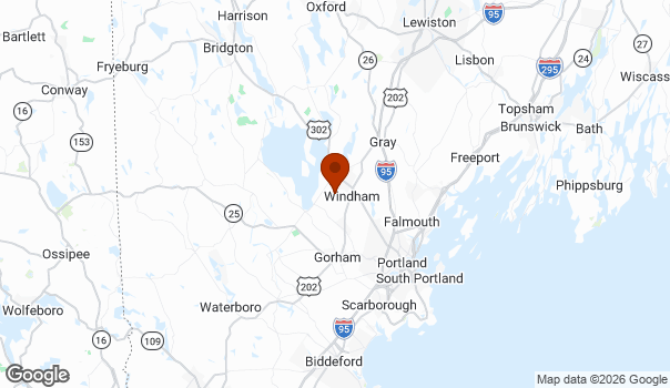Map showing Windham