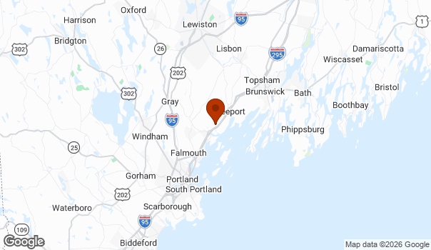 Map showing Yarmouth