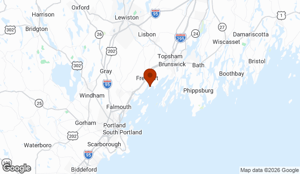 Map showing Freeport