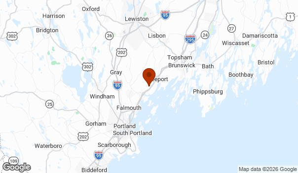 Map showing Freeport