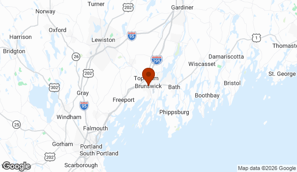 Map showing Brunswick