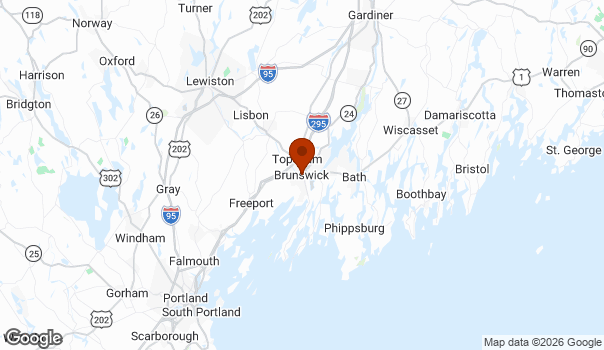 Map showing Brunswick