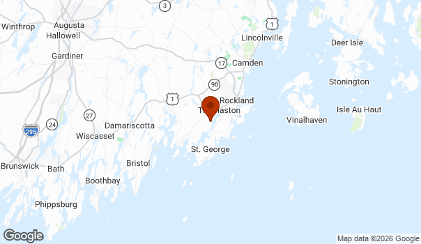 Map showing Cushing