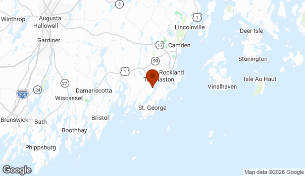 Map showing Cushing