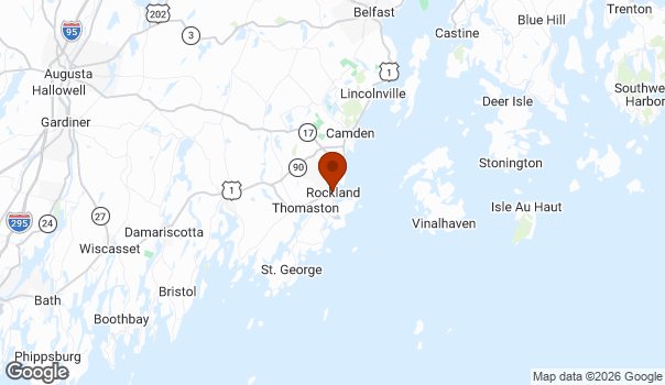 Map showing Rockland