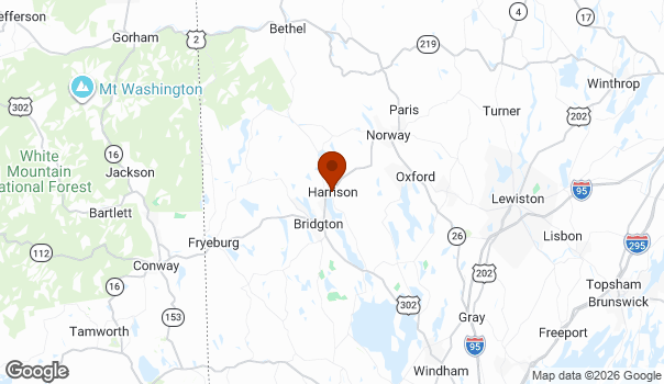 Map showing Harrison