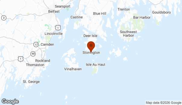 Map showing Stonington