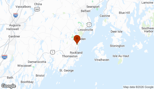 Map showing Rockport