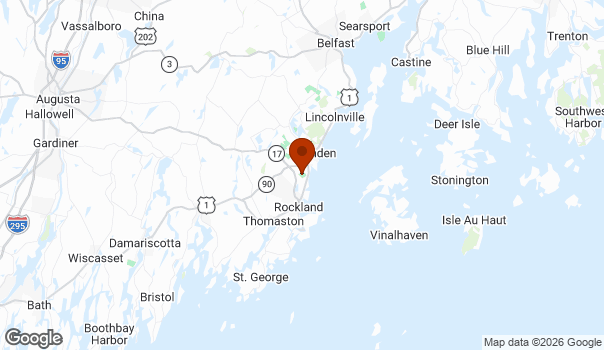 Map showing Rockport