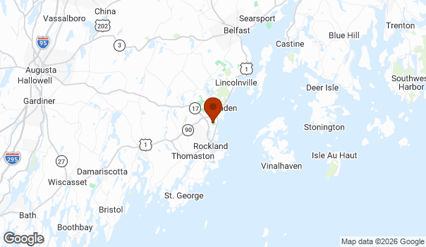 Map showing Rockport