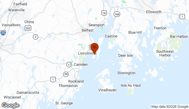 Map showing Islesboro