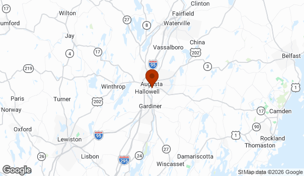 Map showing Augusta