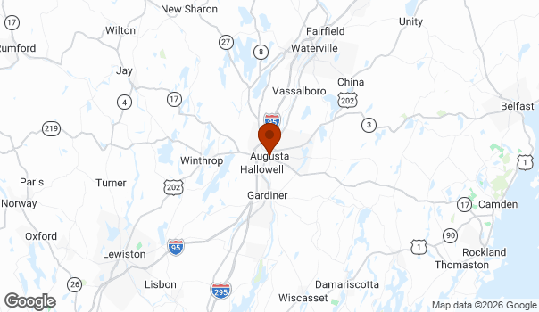 Map showing Augusta