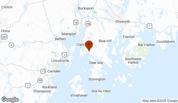 Map showing Brooksville