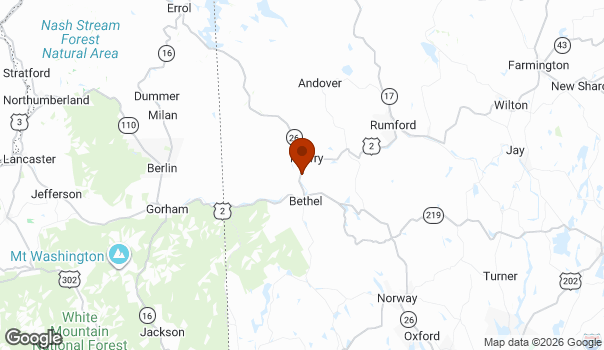 Map showing Bethel