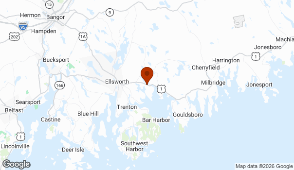 Map showing Hancock