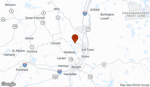 Map showing Old Town