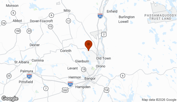 Map showing Old Town