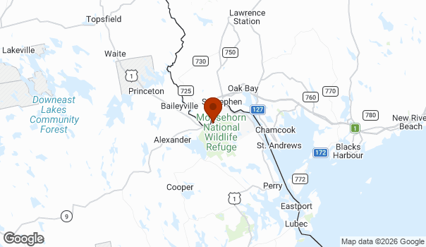 Map showing Baring